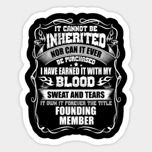 Inherited Funeral Director Sticker